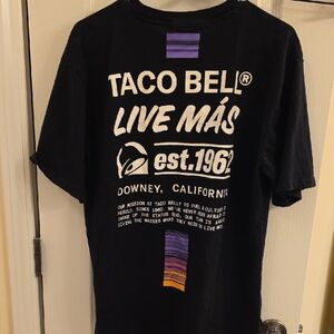 Taco Bell Black Graphic T-Shirt Medium